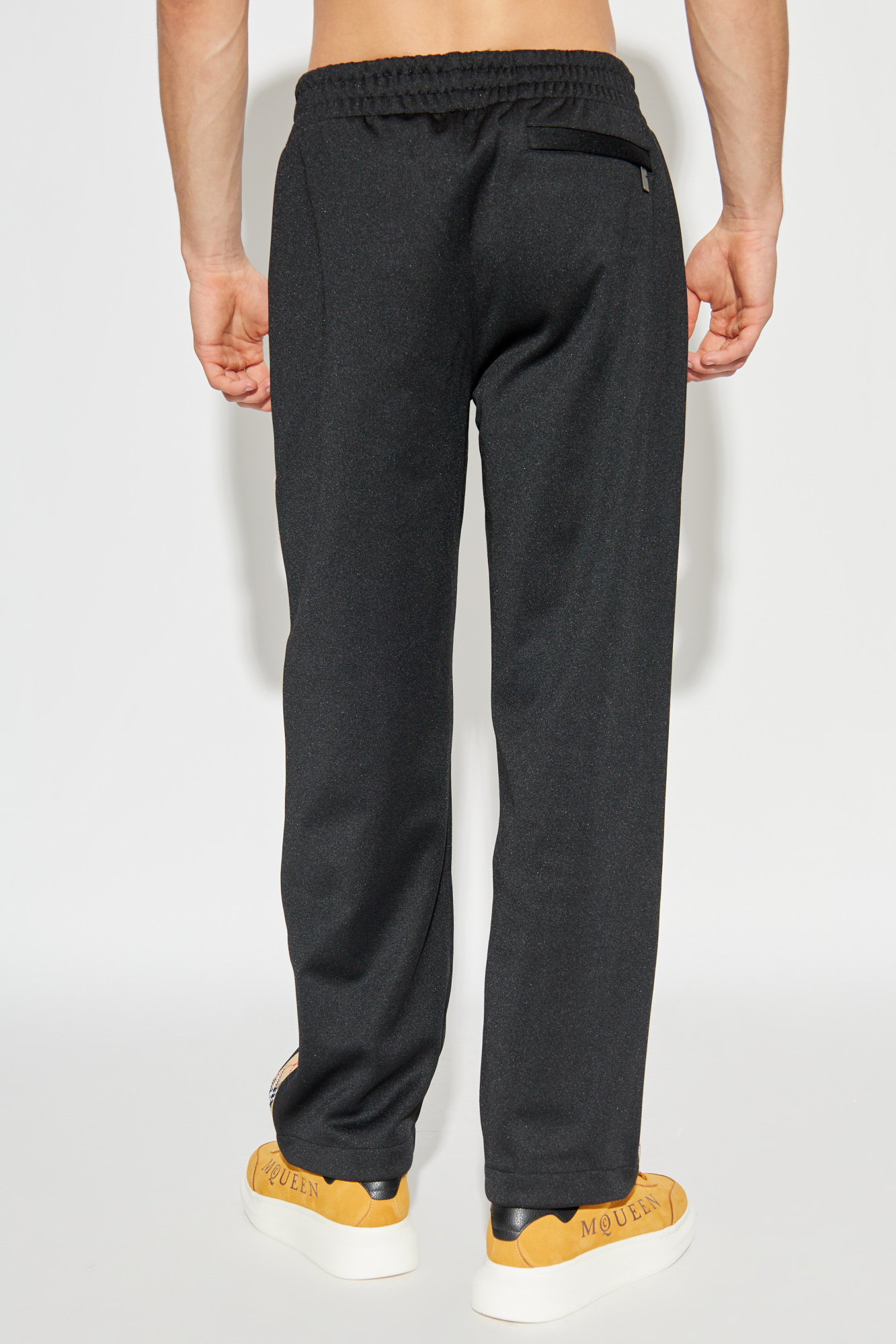Black Trousers with side stripes Burberry - Vitkac AS